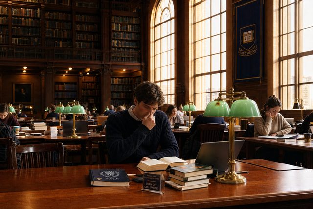 Library reading room